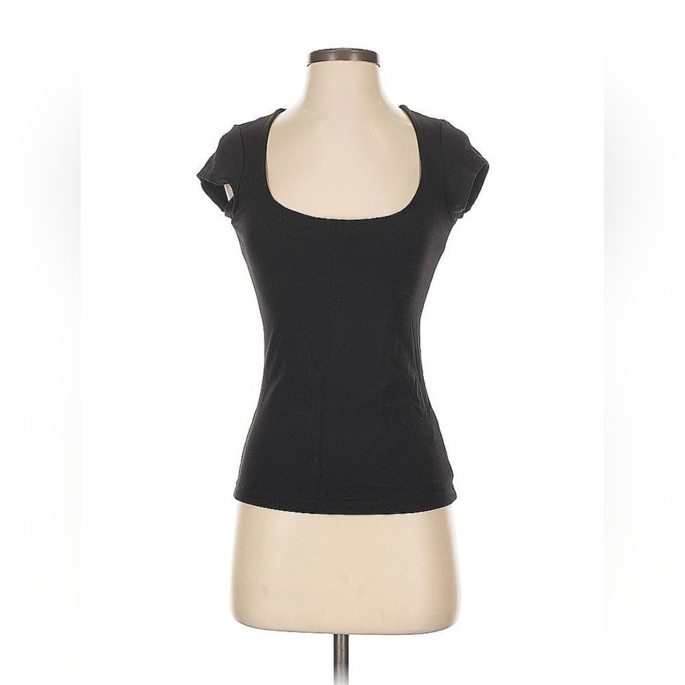 Free People Intimately Seam Scoop Neck T-Shirt, Small